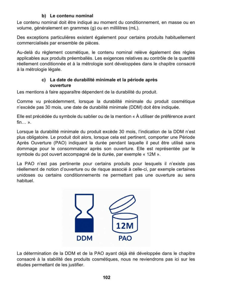 L’étiquetage : DDM et PAO