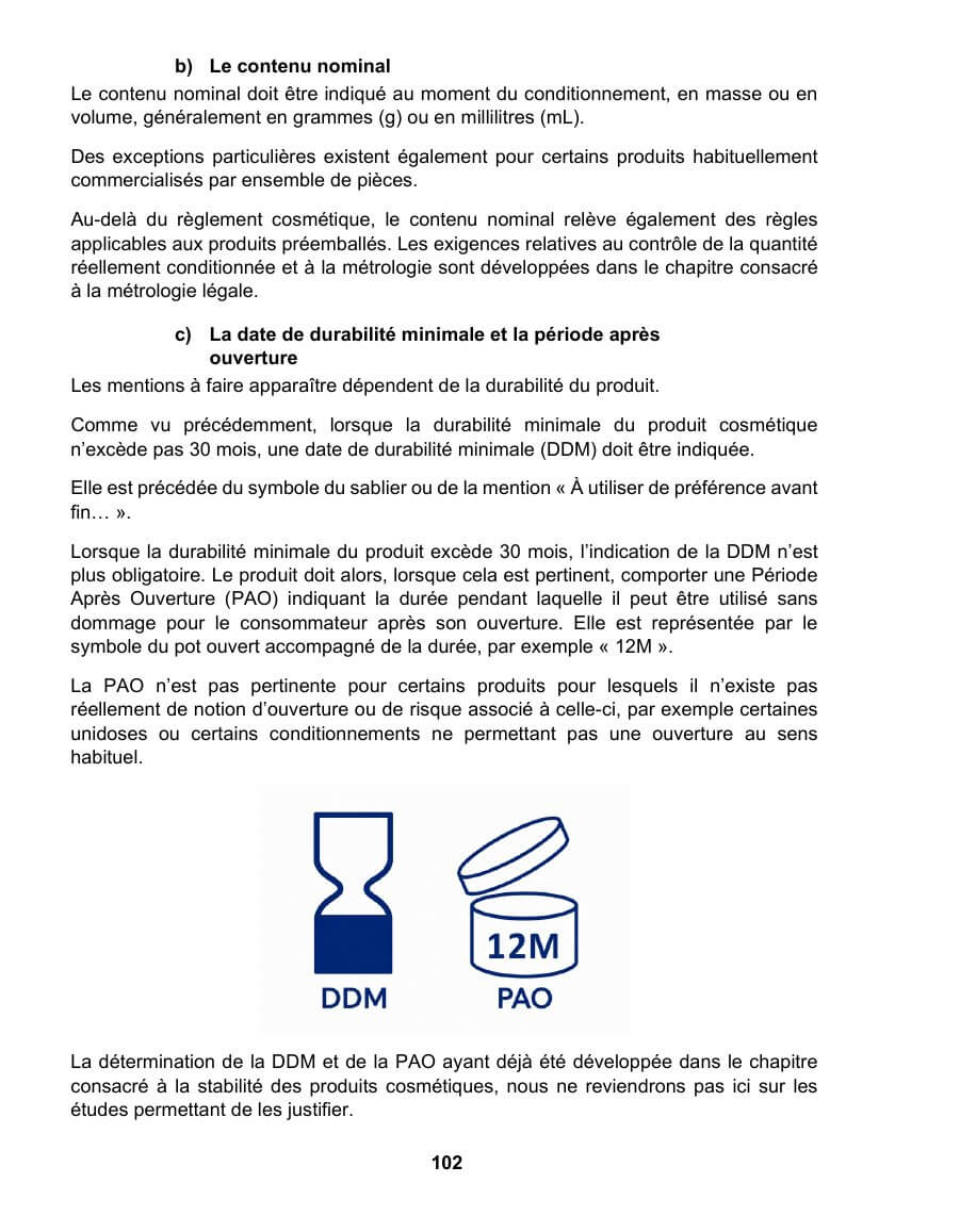 L’étiquetage : DDM et PAO